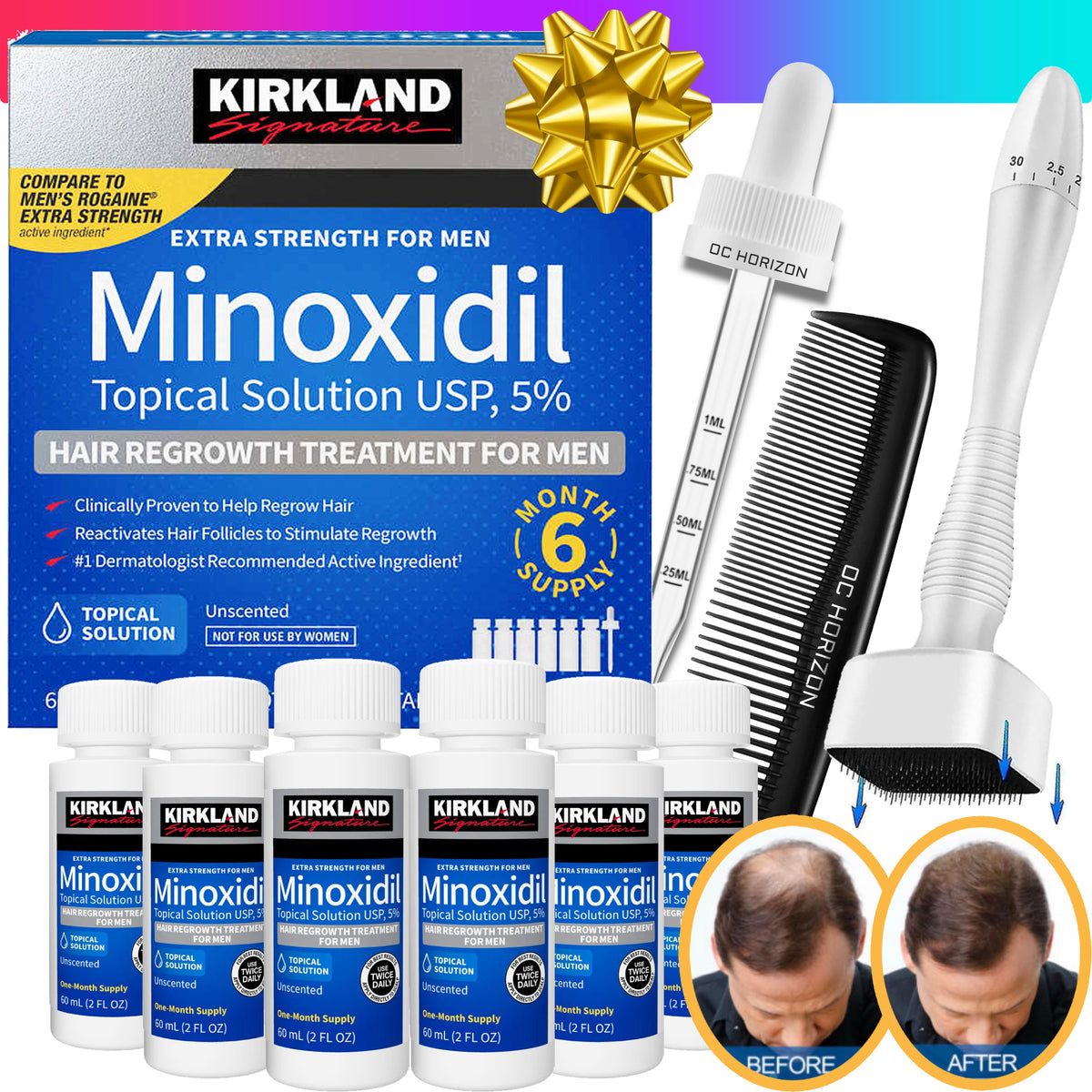 Kirkland Signature Hair Regrowth Treatment Extra Strength for Men